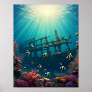 Poster Naufrágio e raios de sol