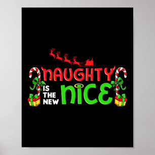 Poster Naughs É O Novo Belo Papai noel De Natal, Malvado 