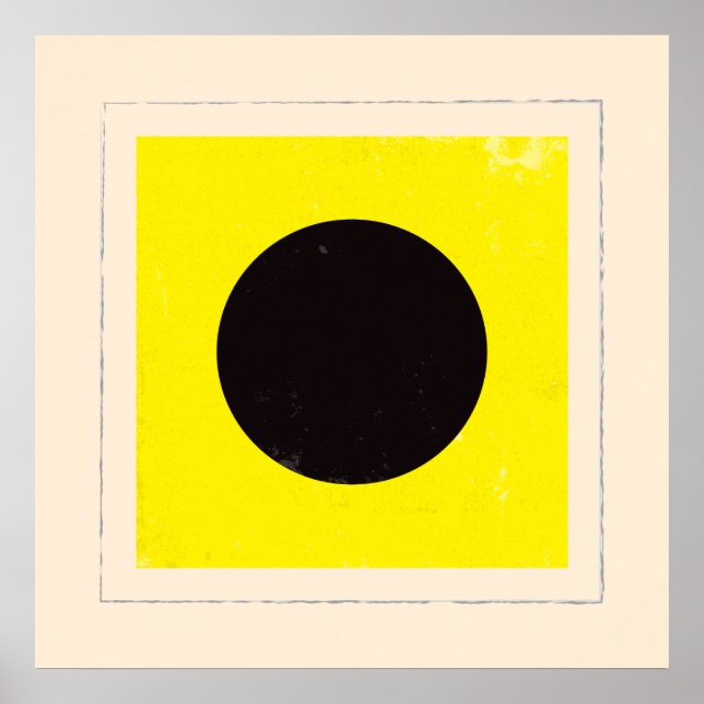 Póster Nautical Letter “I” Signal Flag (Frente)