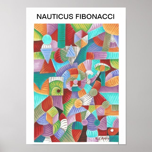 Póster Nauticus Fibonacci (Frente)