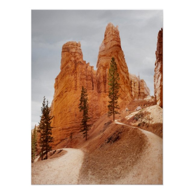 Póster Navajo Loop Trail, Bryce Canyon (Frente)