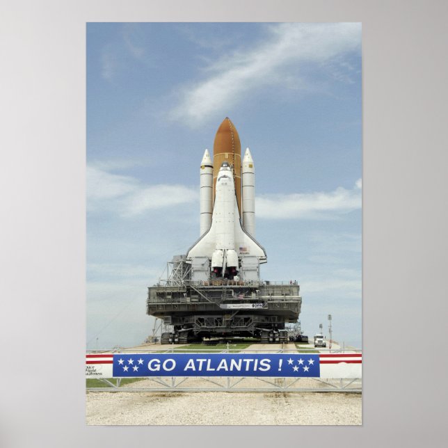 Poster nave espacial Atlantis (Frente)
