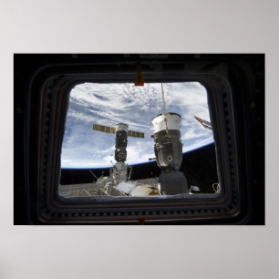 Póster Nave espacial de dois russos