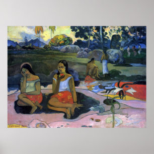 Póster Nave Moe do Nave por Eugène Henri Paul Gauguin