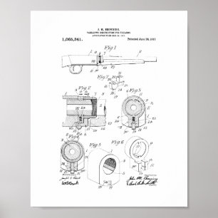 Póster Navegação 22 Semi-Auto Rifle e Remington modelo 24