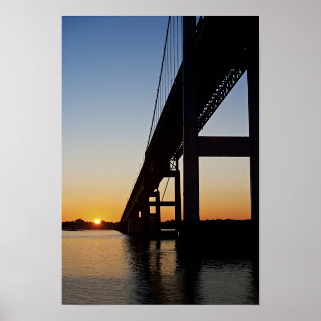 Poster Navegação e saída da Ilha de Newport Rhode (Frente)