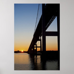 Poster Navegação e saída da Ilha Newport Rhode
