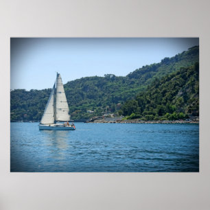Poster Navegação na Riviera Italiana - Portofino