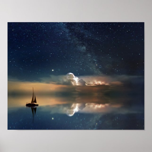 Poster Navegação noturna (Frente)