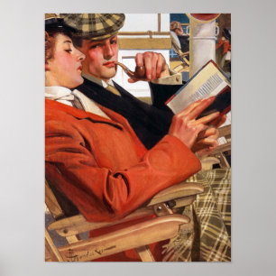 Poster Navegação pelo Mar, 1904 por Leyendecker