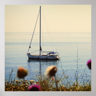 Póster Navegação por Sunset