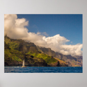 Póster Navegando o litoral