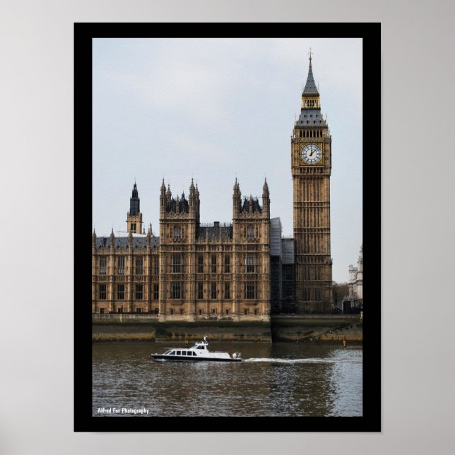 Poster Navegando Passado o Parlamento (Frente)