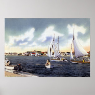Póster Navigação de Wilmington North Carolina