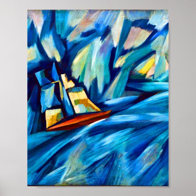 Poster Navio à vela Amadeo de Souza-Cardoso (Frente)