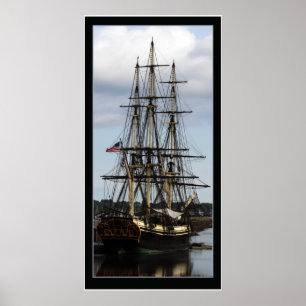 Póster Navio alto