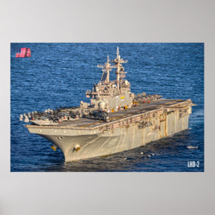 POSTER NAVIO AMFIBIOSO DE ASSAULT - LHD-2