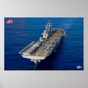 POSTER NAVIO AMFIBIOSO DE ASSAULT - LHD-3