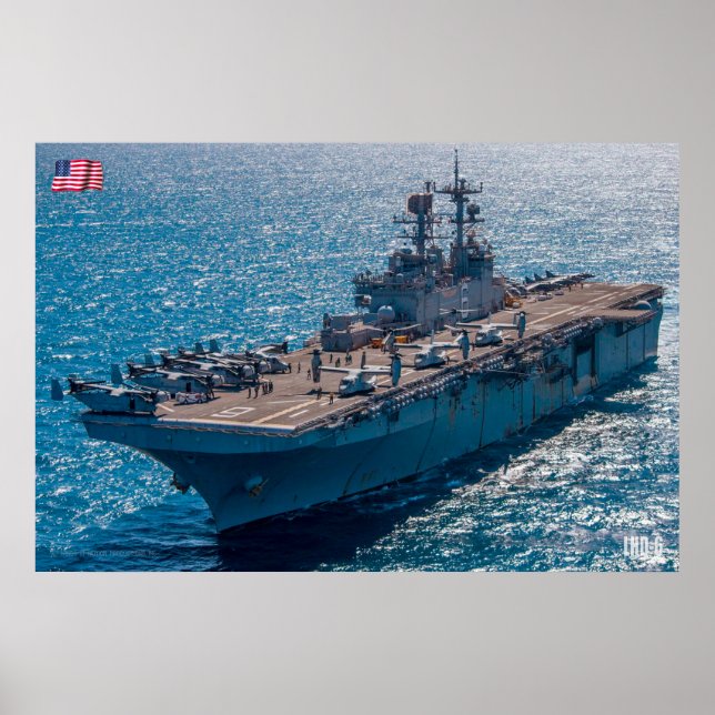 POSTER NAVIO AMFIBIOSO DE ASSAULT - LHD-6 (Frente)