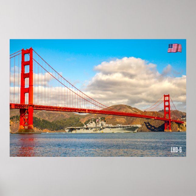 POSTER NAVIO AMFIBIOSO DE ASSAULT - LHD-6 (Frente)