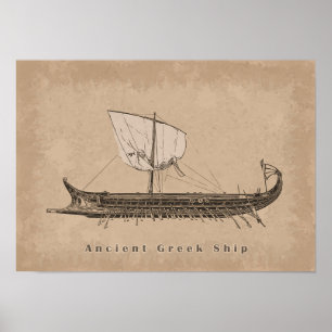 Poster Navio Antigo