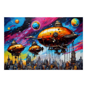 Póster Navio Cósmico