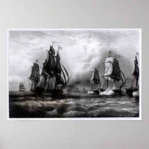 Póster Navio da "guarda florestal" de John Paul Jones,