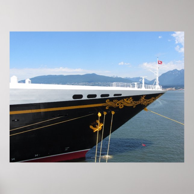 Póster Navio de cruzeiro (Frente)