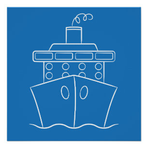 Póster Navio de cruzeiro