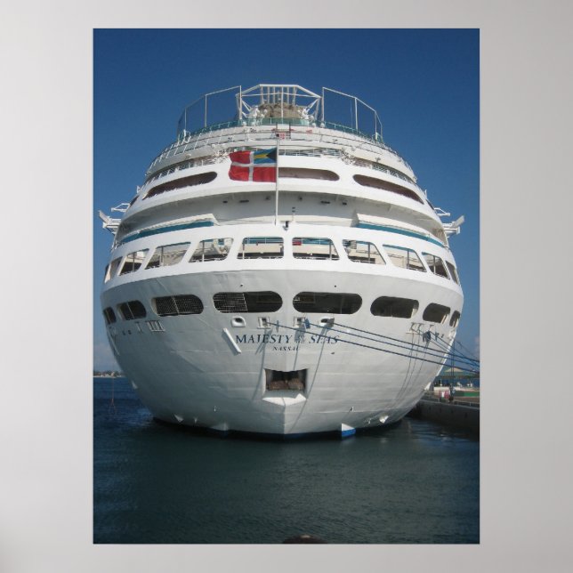 Póster Navio de cruzeiro (Frente)