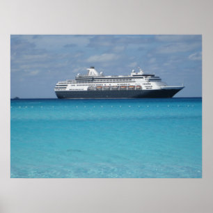 Póster navio de cruzeiros
