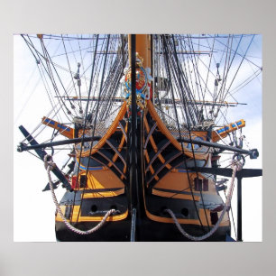 Póster Navio de guerra [o arco da vitória