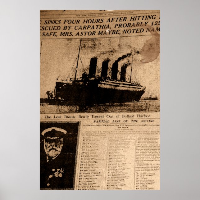 Póster Navio de Sonhos Perdidos (Frente)