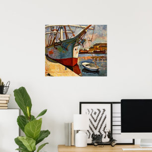 Poster Navio em Le Havre, Georges Braque,