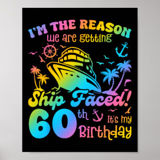 Poster Navio Enfrentou É Meu 60º Aniversário Cruzeiro Nav