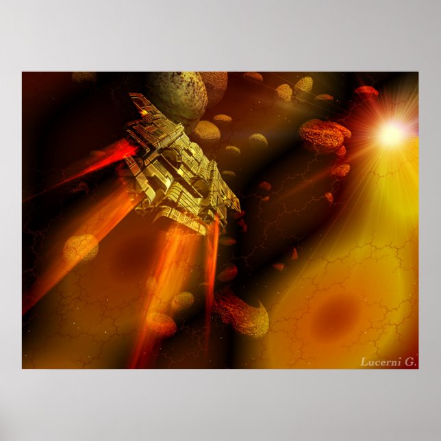 Poster Navio espacial (Frente)