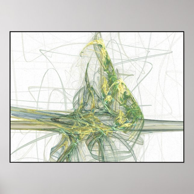 Poster Navio Fractal (Frente)