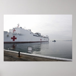 Poster Navio hospitalar do Comando Militar Sealift