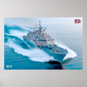 POSTER NAVIO LITORAL DE COMBATE - LCS-13
