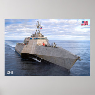 POSTER NAVIO LITORAL DE COMBATE - LCS-14