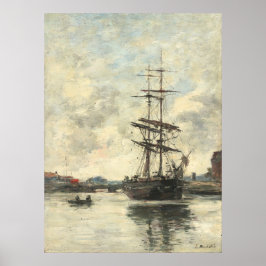Poster Navio no Touque - Eugène Boudin Fine Art