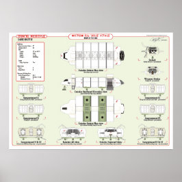 Póster Navios da Frota: Ref. Cargo Shuttle Gráfico