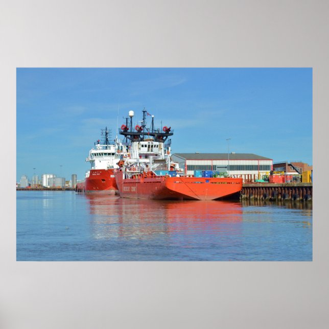 Póster Navios De Abastecimento - Senhor Da Energia E Durg (Frente)
