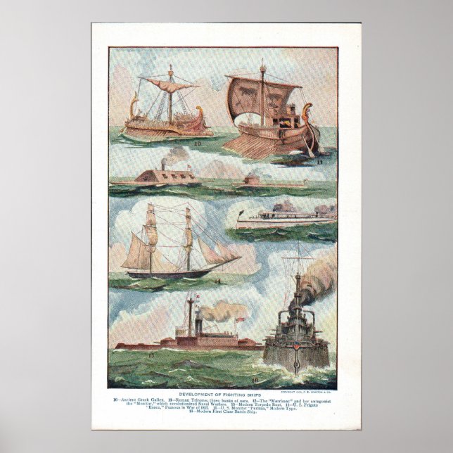 Póster Navios de combate (Frente)