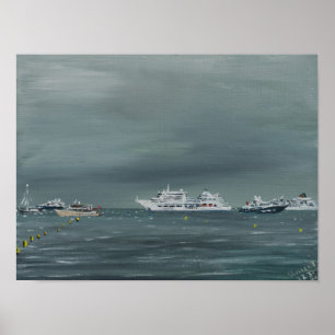 Póster Navios e barcos em Cannes 2014