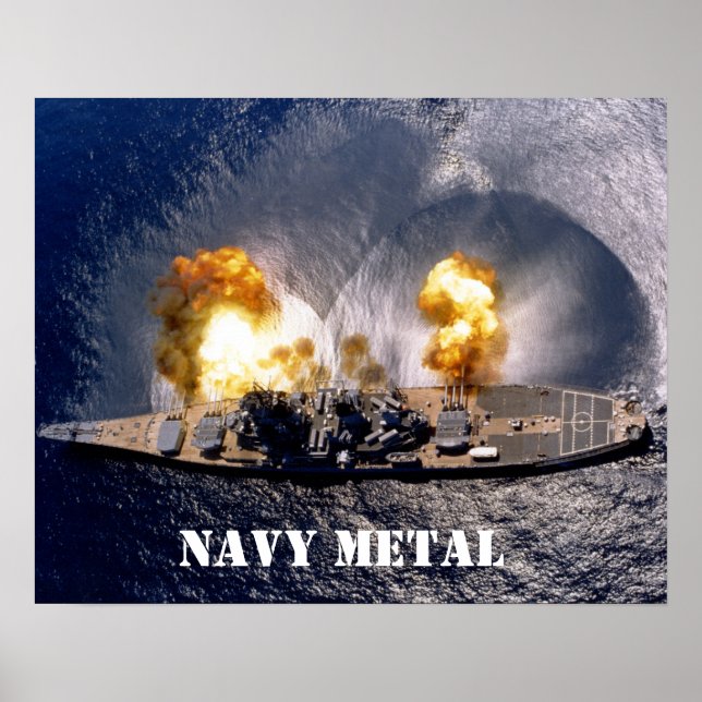 Poster navy metal (Frente)