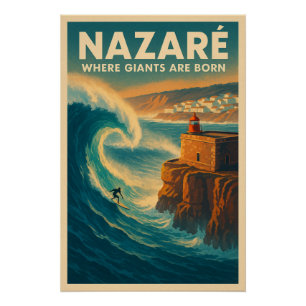 Póster Nazaré – Onde os Gigantes Nascem