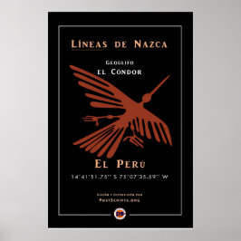 Poster Nazca Geoglyphs-Condor