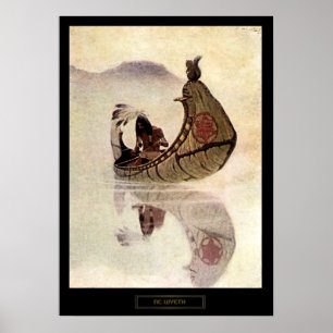 Póster NC Wyeth Pintura Histórica Hiawatha