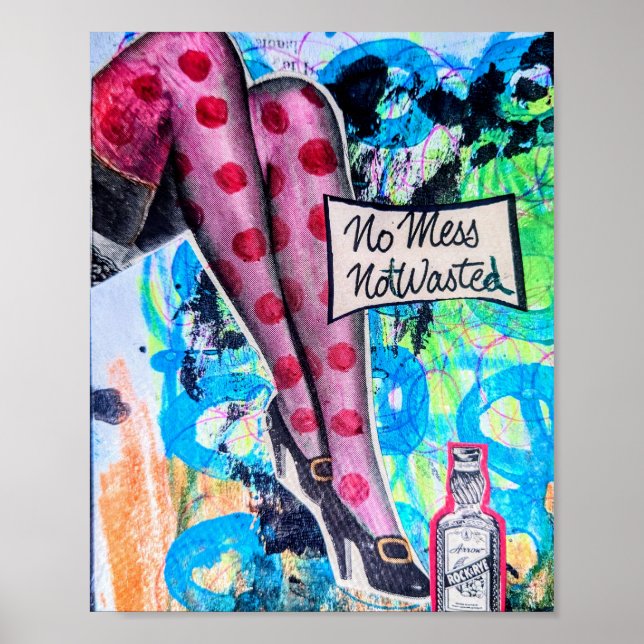Poster Ne Mess, Not Wasted (Frente)
